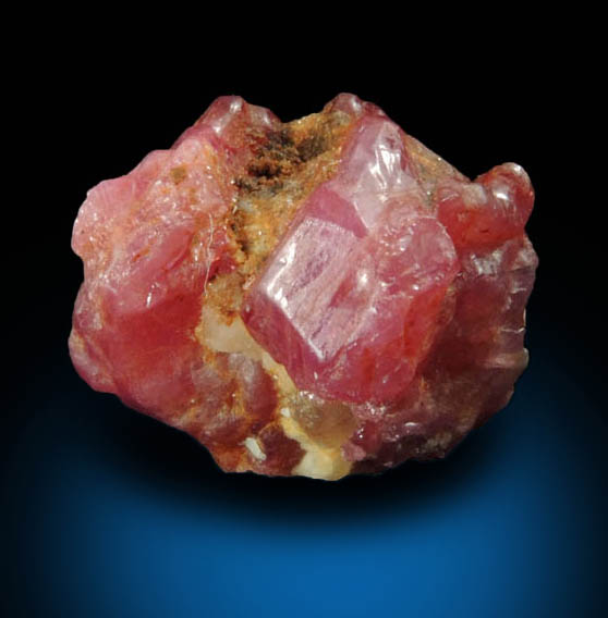 Corundum var. Ruby from Mogok District, 115 km NNE of Mandalay, Mandalay Division, Myanmar (Burma)