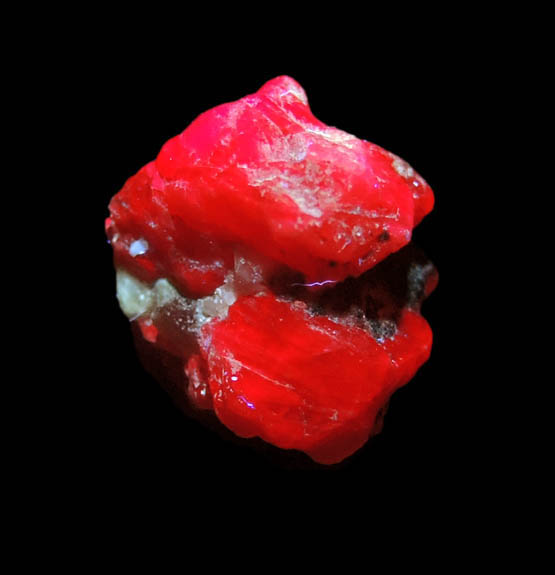 Corundum var. Ruby from Mogok District, 115 km NNE of Mandalay, Mandalay Division, Myanmar (Burma)