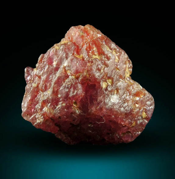 Corundum var. Ruby from Mogok District, 115 km NNE of Mandalay, Mandalay Division, Myanmar (Burma)