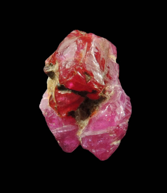 Corundum var. Ruby from Mogok District, 115 km NNE of Mandalay, Mandalay Division, Myanmar (Burma)