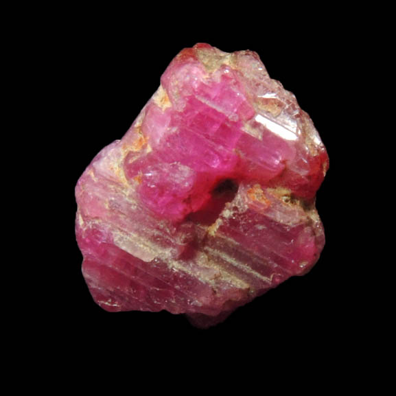 Corundum var. Ruby from Mogok District, 115 km NNE of Mandalay, Mandalay Division, Myanmar (Burma)