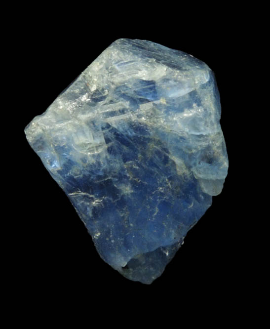 Corundum var. Blue Sapphire from Mogok District, 115 km NNE of Mandalay, Mandalay Division, Myanmar (Burma)