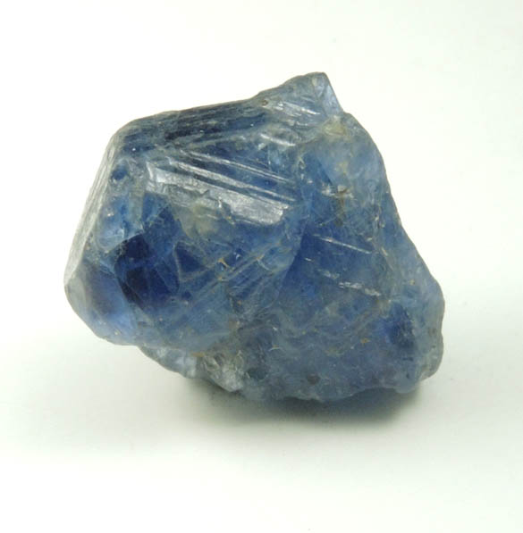 Corundum var. Blue Sapphire from Mogok District, 115 km NNE of Mandalay, Mandalay Division, Myanmar (Burma)