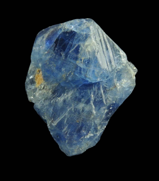 Corundum var. Blue Sapphire from Mogok District, 115 km NNE of Mandalay, Mandalay Division, Myanmar (Burma)