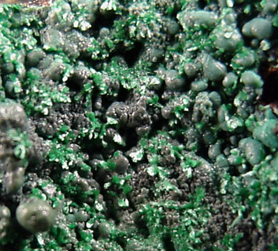 Malachite and Chrysocolla from Denny Mountain, Snoqualmie Pass, Washington