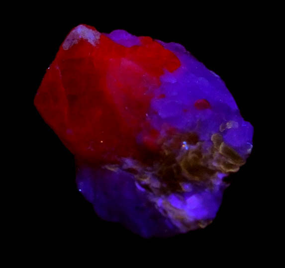 Corundum var. Ruby in marble from Luc Yen, Yenbai Province, Vietnam