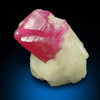 Corundum var. Ruby in marble from Jegdalek, Sarobi, Afghanistan