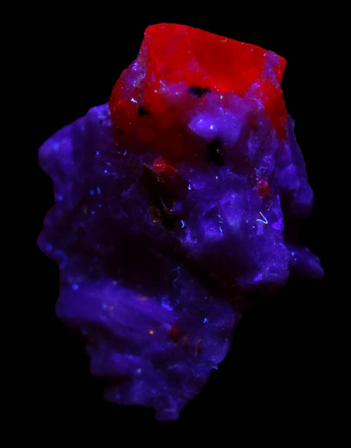 Corundum var. Ruby in marble from Jegdalek, Sarobi, Afghanistan