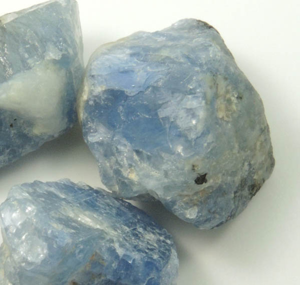 Corundum var. Blue Sapphire (4 pcs.) from Nigeria