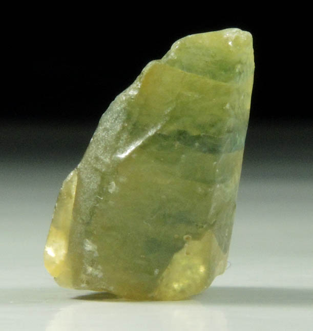 Corundum var. Yellow-Green Sapphire from Central Highland Belt, near Ratnapura, Sabaragamuwa Province, Sri Lanka