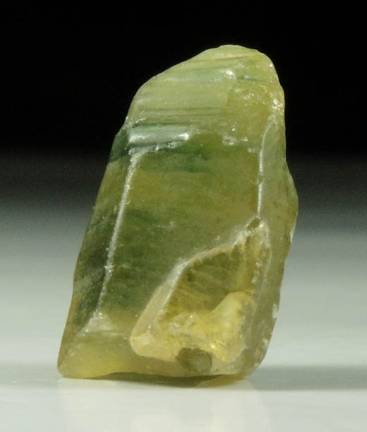 Corundum var. Yellow-Green Sapphire from Central Highland Belt, near Ratnapura, Sabaragamuwa Province, Sri Lanka