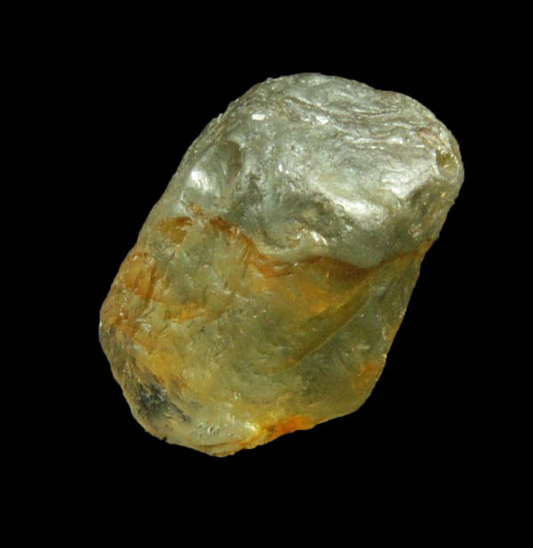 Corundum var. Yellow-Green Sapphire from Central Highland Belt, near Ratnapura, Sabaragamuwa Province, Sri Lanka