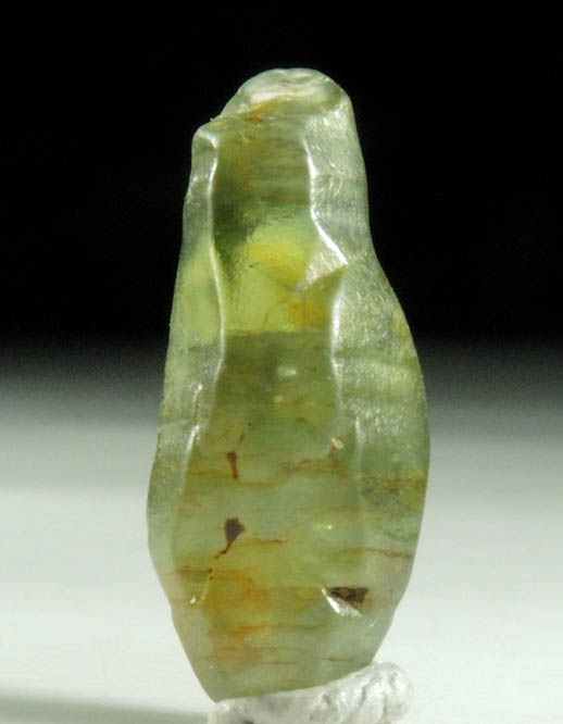 Corundum var. Yellow-Green Sapphire from Central Highland Belt, near Ratnapura, Sabaragamuwa Province, Sri Lanka