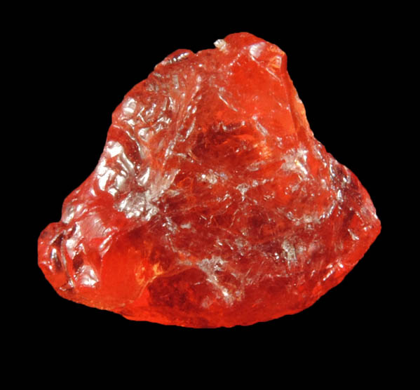 Corundum var. Red-Orange Sapphire from Mozambique