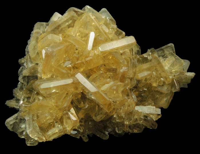 Barite with Calcite from Meikle Mine, Elko County, Nevada