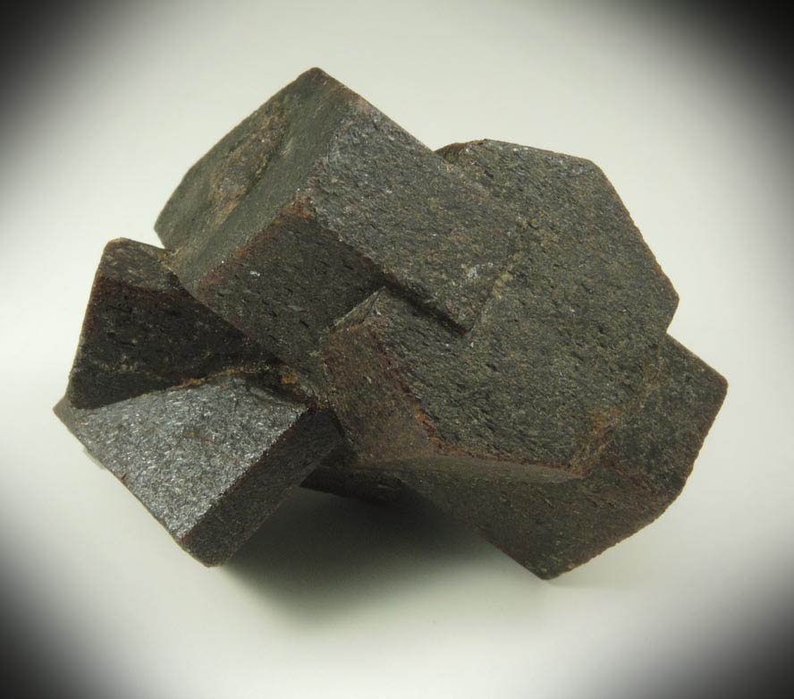 Staurolite (cross-twinned) from Pond Hill, near Pearl Lake, Lisbon, Grafton County, New Hampshire