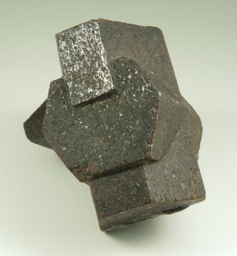 Staurolite (cross-twinned) from Pond Hill, near Pearl Lake, Lisbon, Grafton County, New Hampshire