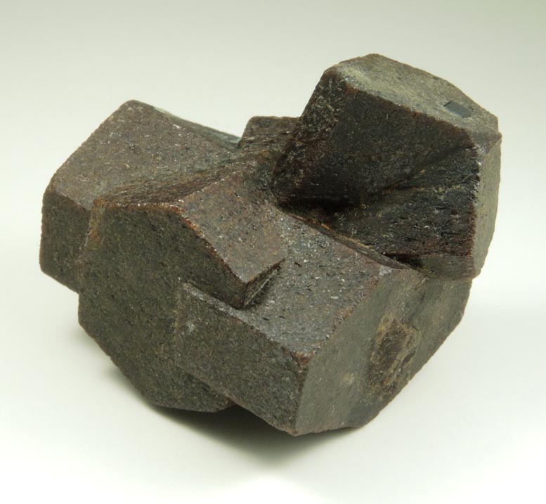 Staurolite (cross-twinned) from Pond Hill, near Pearl Lake, Lisbon, Grafton County, New Hampshire