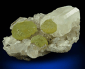 Prehnite, Calcite, Quartz from Lane's Quarry, Westfield, Hampden County, Massachusetts