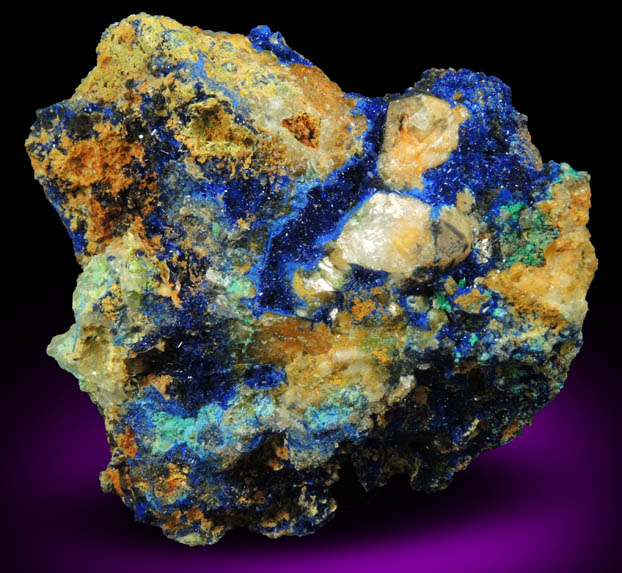 Azurite from Concepcin del Oro, Zacatecas, Mexico