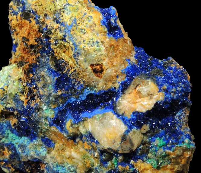 Azurite from Concepcin del Oro, Zacatecas, Mexico