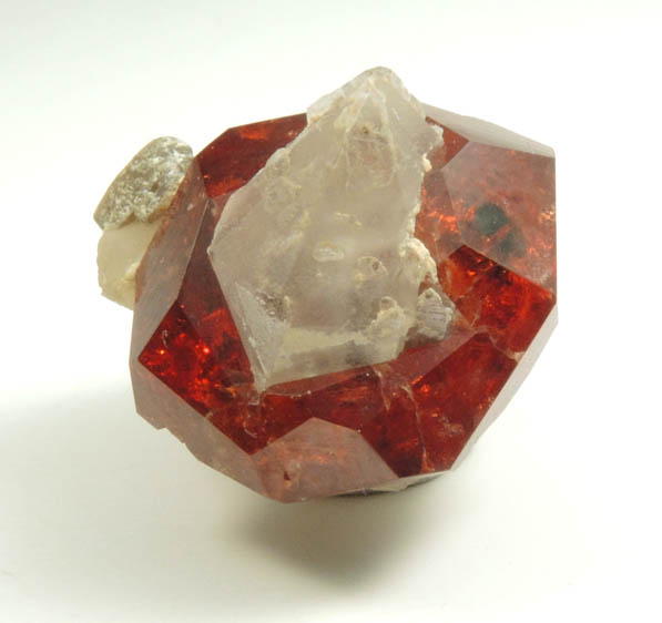 Grossular Garnet on Quartz from Chamachu, Skardu District, Haramosh Mountains, Gilgit-Baltistan, Pakistan