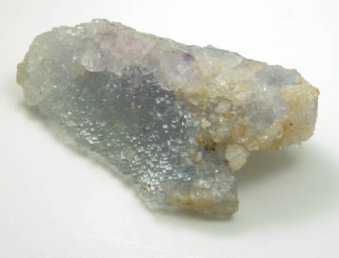 Fluorite (floater formation) with minor Quartz from Thomaston Dam Railroad Cut, Thomaston, Litchfield County, Connecticut