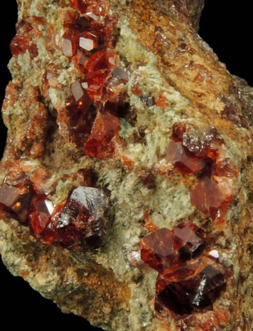 Grossular Garnet from Basin Garnet Outcrop, Phippsburg, Sagadahoc County, Maine