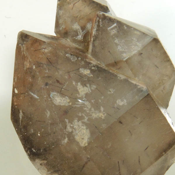 Quartz var. Smoky Quartz with Hematite inclusions from Surprise Pocket, Gilman Notch, Ossipee Mountains, Carroll County, New Hampshire