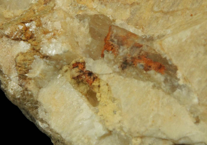 Hyalite Opal on Albite from pegmatite prospect near Weymouth Pond, Oxford County, Maine