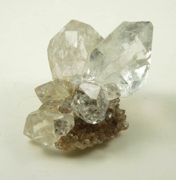 Quartz var. Herkimer Diamonds from Hickory Hill Diamond Diggings, Fonda, Montgomery County, New York