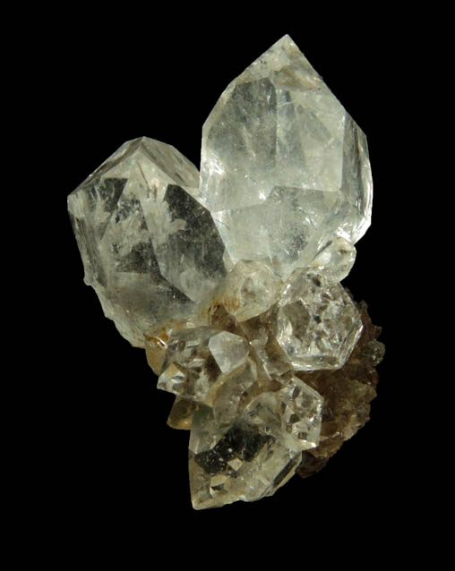 Quartz var. Herkimer Diamonds from Hickory Hill Diamond Diggings, Fonda, Montgomery County, New York