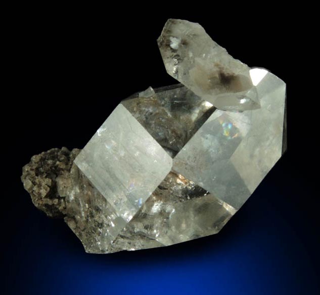 Quartz var. Herkimer Diamonds from Hickory Hill Diamond Diggings, Fonda, Montgomery County, New York