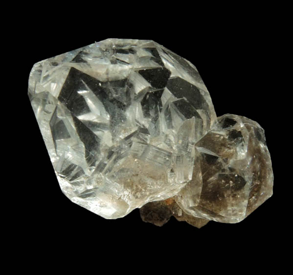 Quartz var. Herkimer Diamonds from Hickory Hill Diamond Diggings, Fonda, Montgomery County, New York