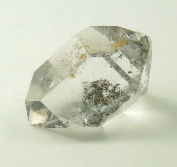 Quartz var. Herkimer Diamond with moveable crystal inclusion from Hickory Hill Diamond Diggings, Fonda, Montgomery County, New York