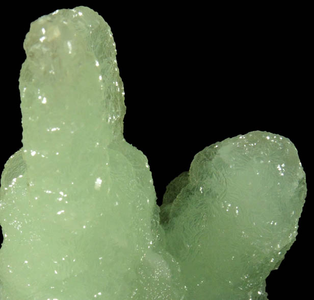 Prehnite pseudomorphs after Anhydrite from Upper New Street Quarry, Paterson, Passaic County, New Jersey