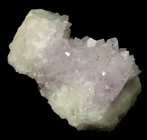 Quartz var. Amethyst from Upper New Street Quarry, Paterson, Passaic County, New Jersey