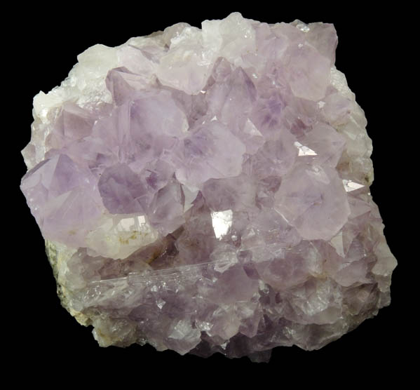 Quartz var. Amethyst from Upper New Street Quarry, Paterson, Passaic County, New Jersey