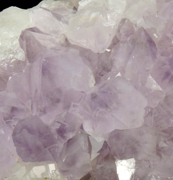 Quartz var. Amethyst from Upper New Street Quarry, Paterson, Passaic County, New Jersey