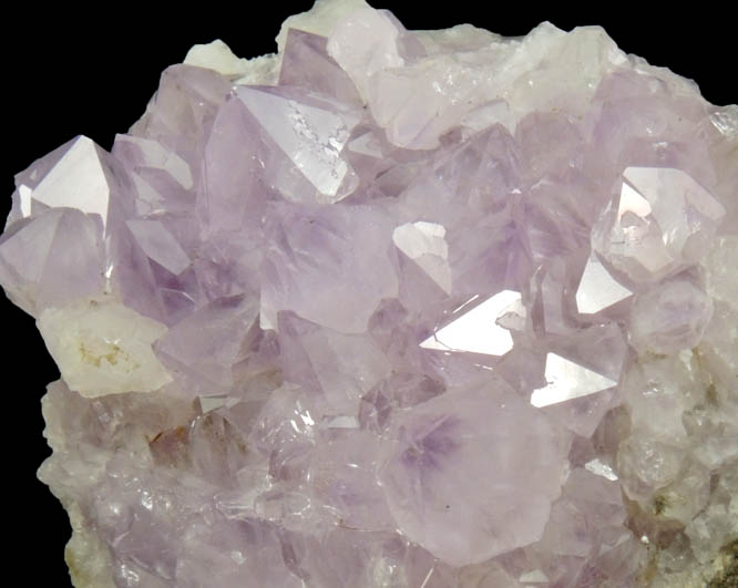 Quartz var. Amethyst from Upper New Street Quarry, Paterson, Passaic County, New Jersey