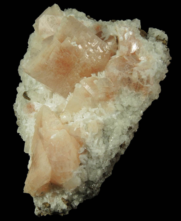 Heulandite and Laumontite over Apophyllite from Upper New Street Quarry, Paterson, Passaic County, New Jersey