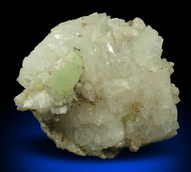 Heulandite with Prehnite from Upper New Street Quarry, Paterson, Passaic County, New Jersey