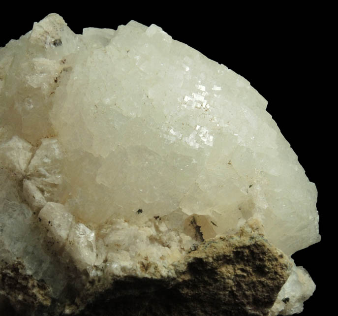 Heulandite with Prehnite from Upper New Street Quarry, Paterson, Passaic County, New Jersey