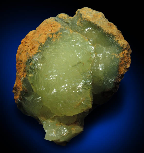 Prehnite from Upper New Street Quarry, Paterson, Passaic County, New Jersey