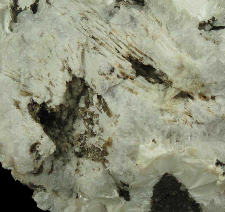 Pectolite from Upper New Street Quarry, Paterson, Passaic County, New Jersey