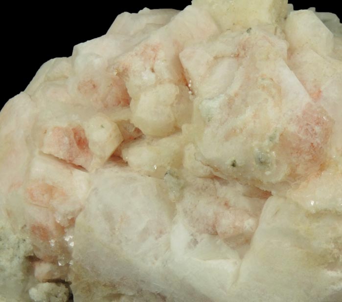 Analcime compound cluster with minor Calcite and Datolite from Upper New Street Quarry, Paterson, Passaic County, New Jersey