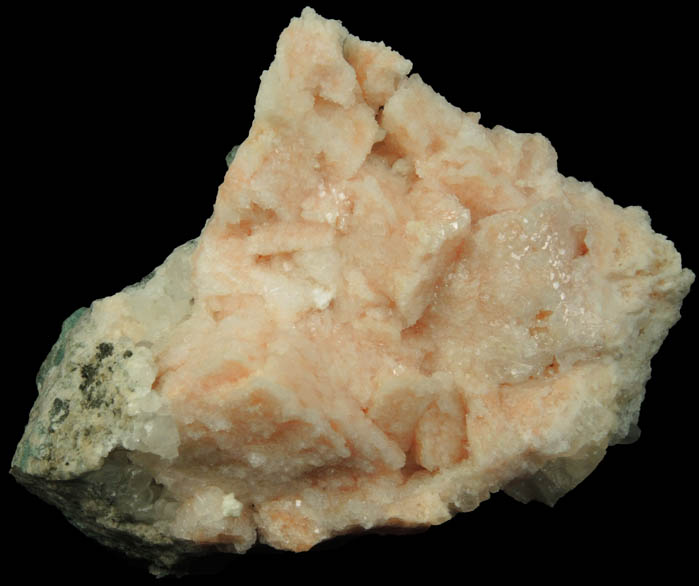 Chabazite with intergrown with Gmelinite over Calcite from Upper New Street Quarry, Paterson, Passaic County, New Jersey