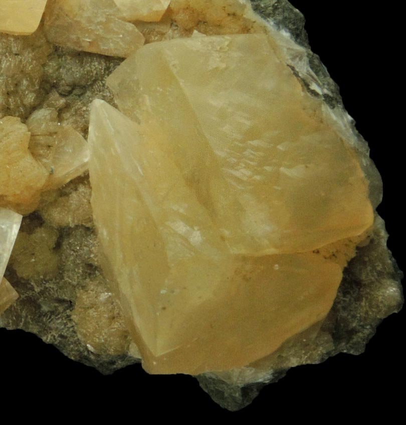 Stilbite and Calcite from Millington Quarry, Bernards Township, Somerset County, New Jersey