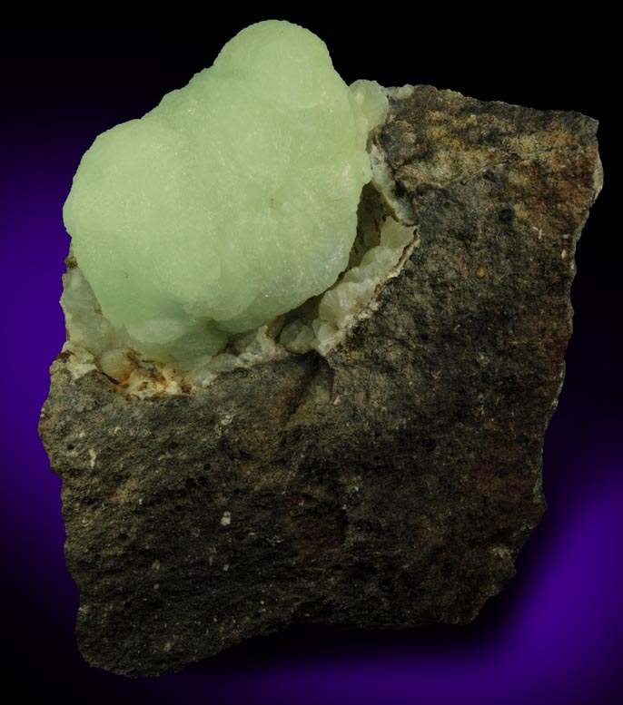 Prehnite from Millington Quarry, Bernards Township, Somerset County, New Jersey