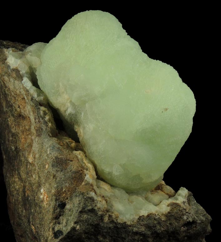 Prehnite from Millington Quarry, Bernards Township, Somerset County, New Jersey